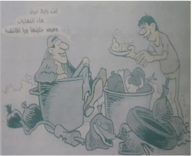 Figure 04: A Caricature (El-Khabar Newspaper, October 19, 2009) 