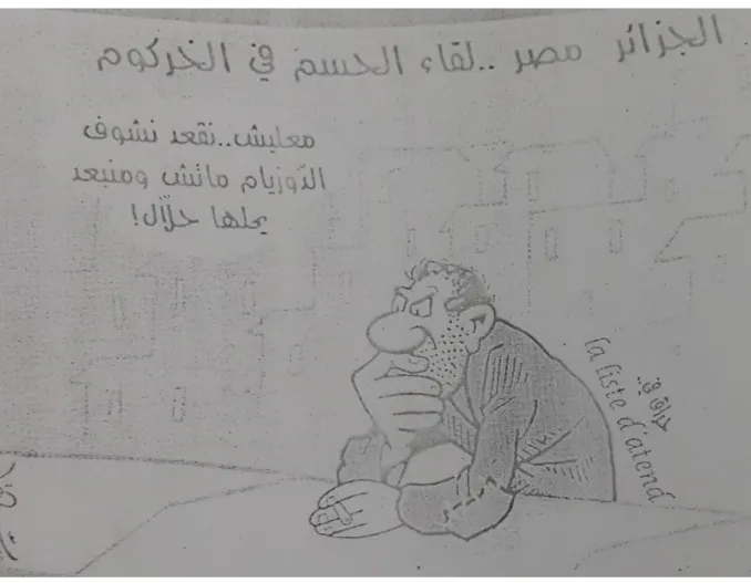 Figure 05: A Caricature (El-Khabar Newspaper, November 16, 2009) 