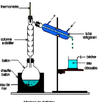 Figure I.2 : Schéma générale des différents procédés de dessalement. [10] 