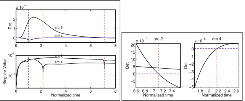 Fig. 5 Fluid case, step 4: second order conditions. Second order necessary condition check on solution 1/12 with λ = 2.0 from Table 3