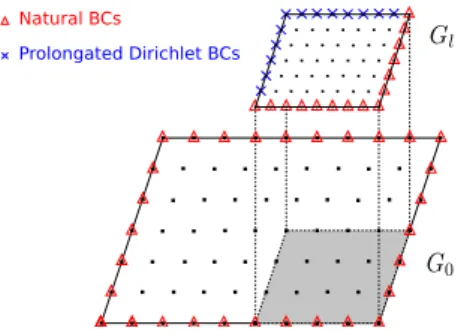 Fig. 2: BCs prolongation in local multilevel processes.