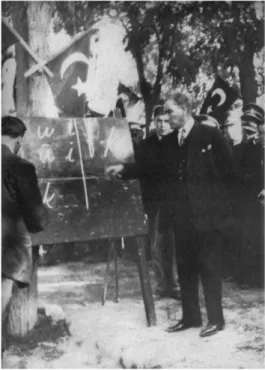 Figure 2: Kemal in Sivas Public Square, 1928