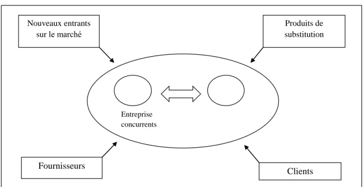 Figure 5 : Modèle des forces concurrentielles de Porter 