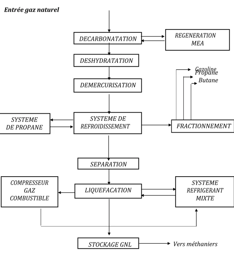 Figure I.2 : Schéma descriptif du procédé. 