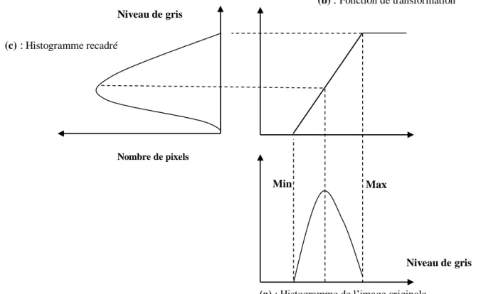 Fig. I.6 : Principe de la modification d’histogramme. 