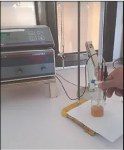 Fig. 13 : dosage par NaoH 1.5  Mesure de la teneur en cendres 