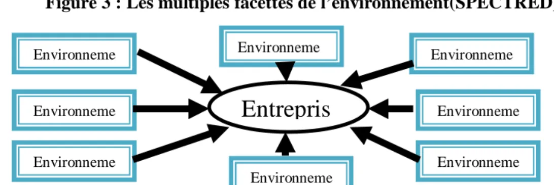 Figure 3 : Les multiples facettes de l’environnement(SPECTRED) 4