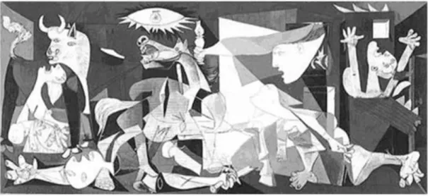 Figure 3 : La douleur de la guerre, Guernica, Picasso, 1937. 