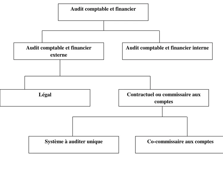 Figure N°(1) : Hiérarchisation des concepts d’audit comptable et financier 