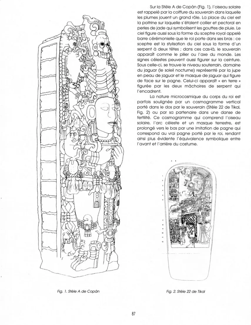 Fig.  1.  Stèle A  d e  C opân