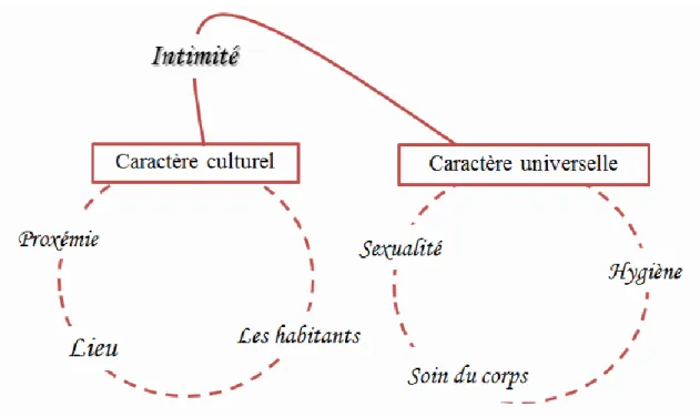 Figure 15 : schéma de l’intimité entre la subjectivité et l’objectivité 