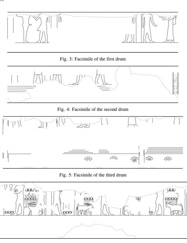 Fig. 4: Facsimile of the second drum 