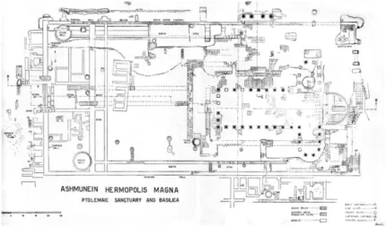 Figure 13 : Plan du sanctuaire hellénistique et de la basilique (Source : A. J. B. W ACE , A