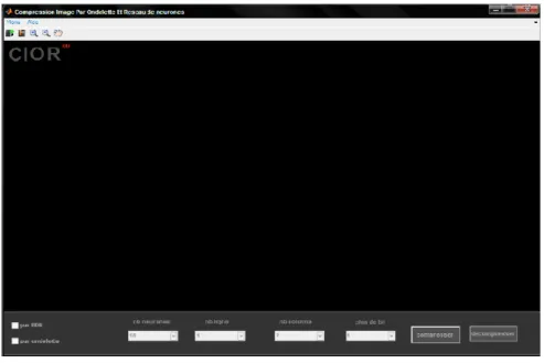 Figure 22: interface de l’application de compression