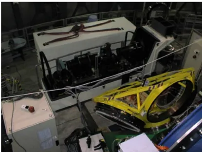 Figure 2.3: Top view of the Nasmyth platform A of UT2. Picture background: