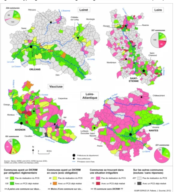 Figure 3 : Typologie combinant l’obligation légale et la réalisation du PCS (2011)