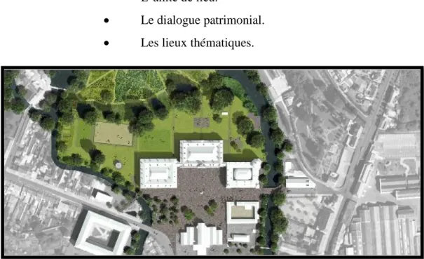 Figure 2 : vue aérienne,https://www.archdaily.com/484268/familistere-guise-h2o-architectes 