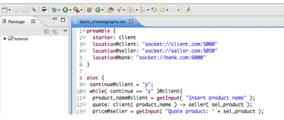 Figure 1 The AIOCJ IDE
