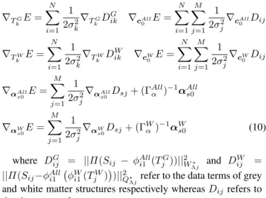 Fig. 3. Diagram of the optimisation procedure. We omit the subject index i for clarity purpose.