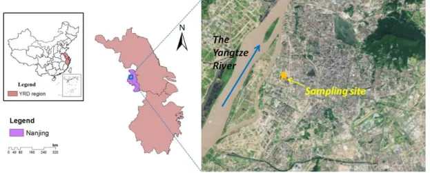 Figure 1. Sampling site of Nanjing.