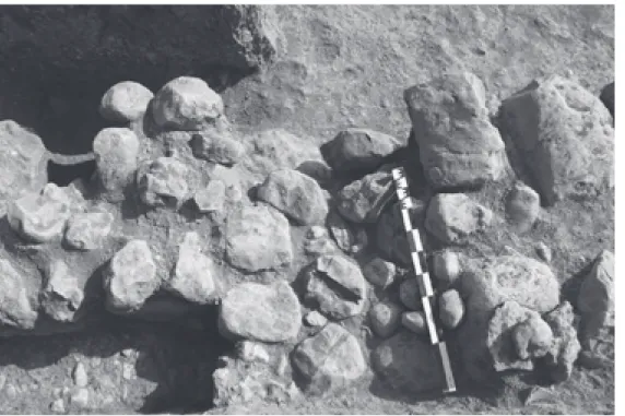Fig. 4 : Vue des US 602, US 604 et US 611 © Mission archéologique du Peramagron.