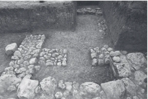 Fig. 5 : Vue du chantier E depuis l’ouest © Mission archéologique du Peramagron.