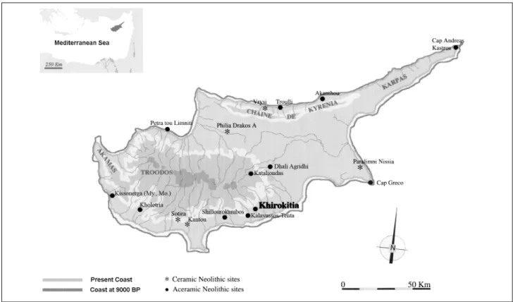 Figure 1: Map of Cyprus (adapted from Gomez and Pease 1992). 