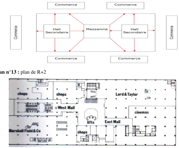 Figure n°11 : organigramme fonctionnel du niveau R+1 