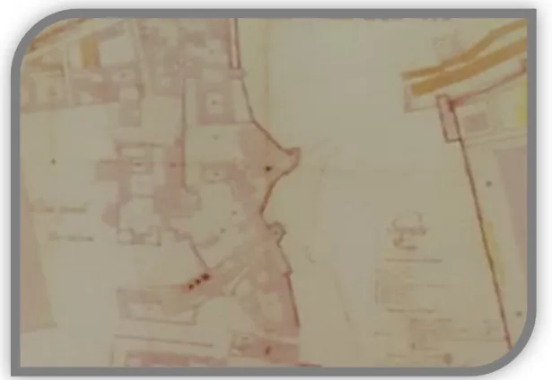 Figure III-24:Plan de Mechouar dans la période coloniale 