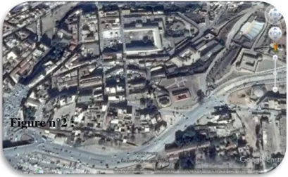 Figure n°2 : Vue aérienne sur le quartier el matemore  I.2.2. Problématique spécifique 