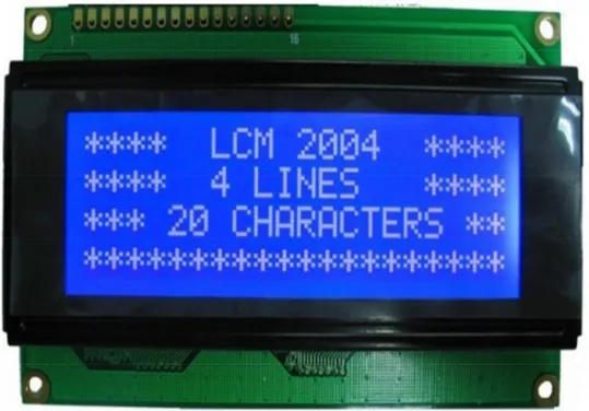 Figure II.4 : afficheur LCD 4 x 20 caractères 