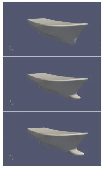 Figure 3: Some representatives of the generated hull shapes.