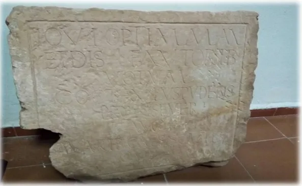 Figure 2 : La pierre archéologique dans direction de culture d’El Bayadh   
