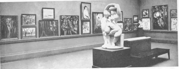 Figure 8 : Vue de l’Armory Show présentée à Chicago, 24 mars – 15 avril 1913. Salle cubiste