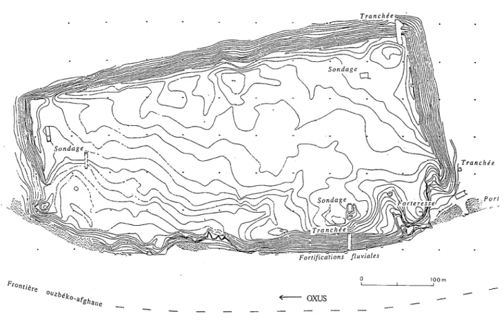 Fig. 5 – Citadelle de Termez. Plan A. Colin.