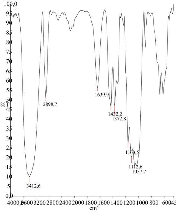 Figure III-4 : spectre FT/IR du matériau C