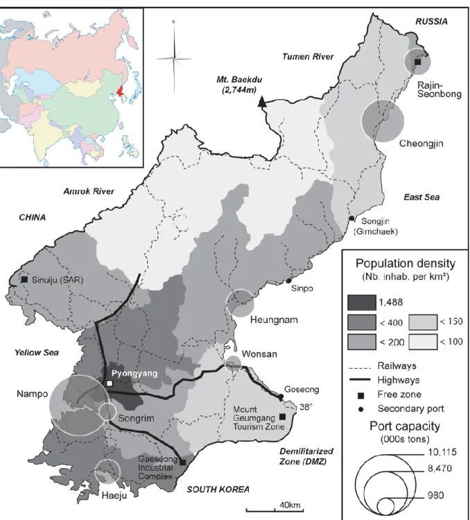 Figure 2: The North Korean transport system 