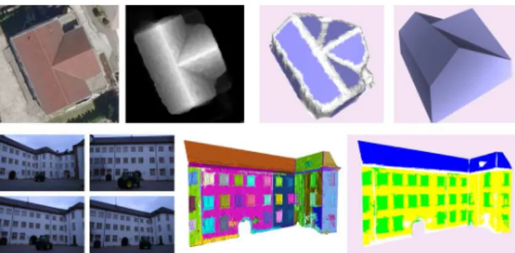Fig. 18. Examples of subsequent applications from hybrid models- top:
