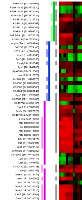 Fig. 2: Annotation of a subset of genes with GO, comparison of the analysis taken  from the original publication with THEA (see text for details)