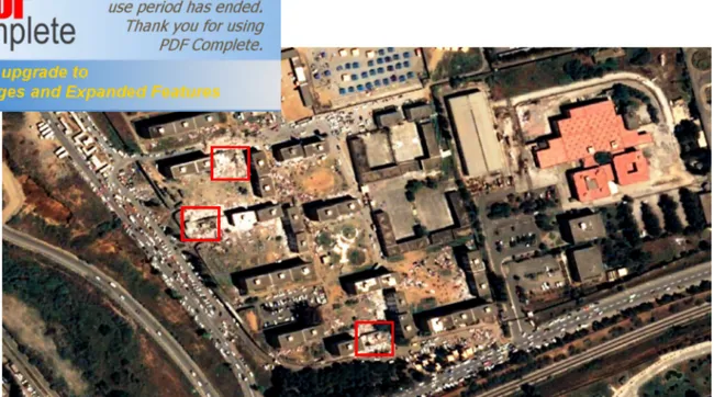 Figure 5.3   du 23  Mai 2003 représentant une  zone urbaine de la  wilaya de boumerdess après séisme  (source  sertit) 