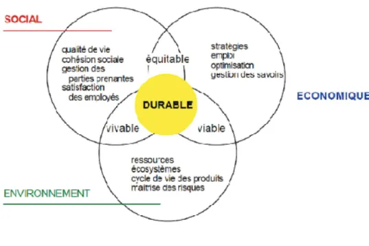 Diagramme : les principes du développement durable, Catherine Laval 14 