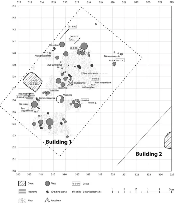 Figure 5. Ground plan of Building 1