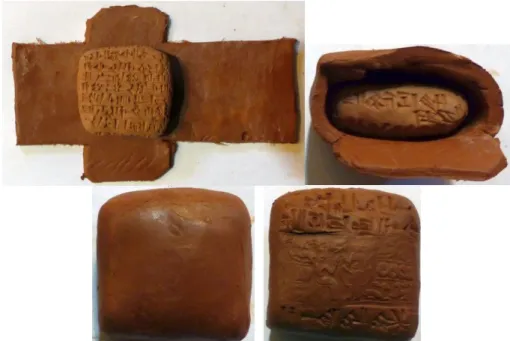 Fig. 14: The different steps in the manufacture of an envelope. 