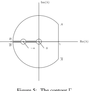 Figure 5: The contour Γ.