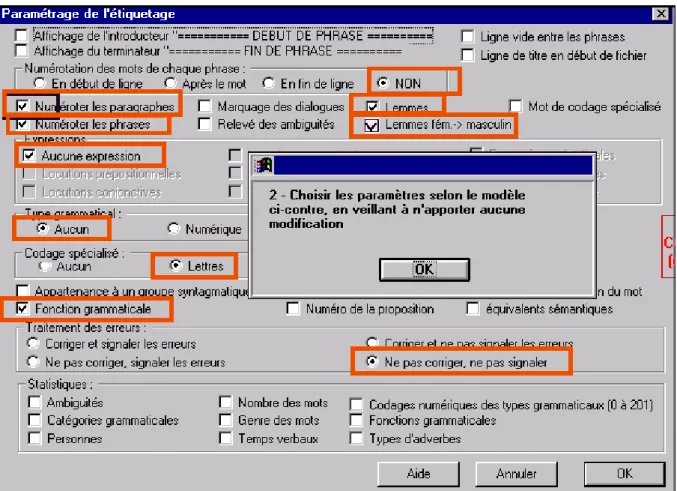 Figure 3. L'application  Analyseur de Cordial 