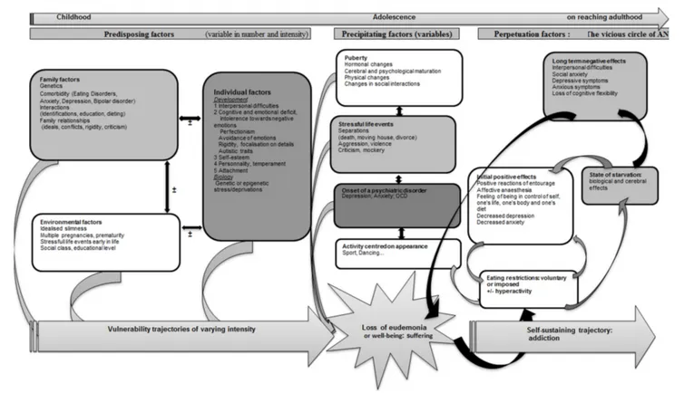 FIGURE 7 | A model of anorexia nervosa as an attempt to preserve mental homeostasis.