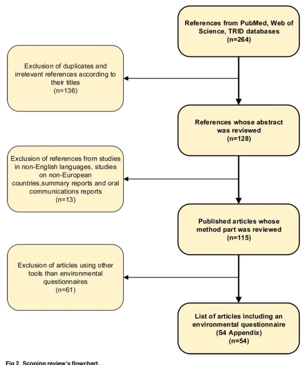 Fig 2. Scoping review’s flowchart.