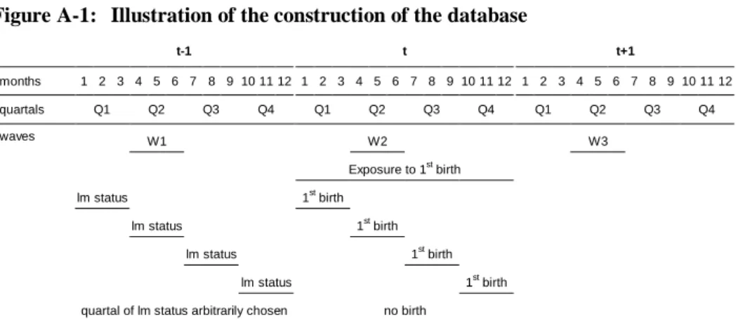 Figure A-1:  Illustration of the construction of the database