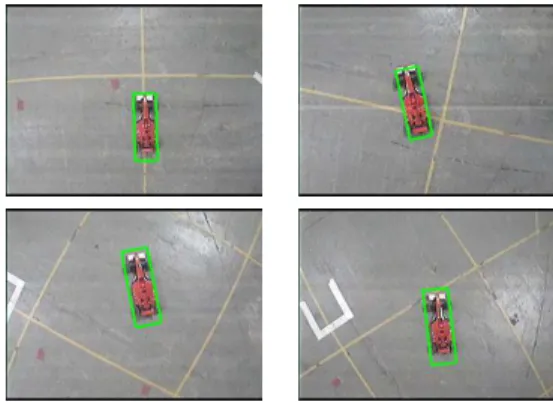 Figure 11 illustrates the yaw angle estimation and control with an example of turn.