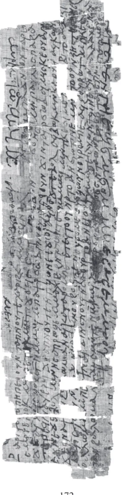 fiG. 3. —P. Vindob. Inv. K 950  (= SB Kopt. IV 1709), recto © Österreichische Nationalbibliothek, Papyrussammlung